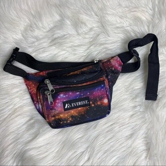 Everest Signature Pattern Fanny Pack Galaxy - Picture 1 of 8